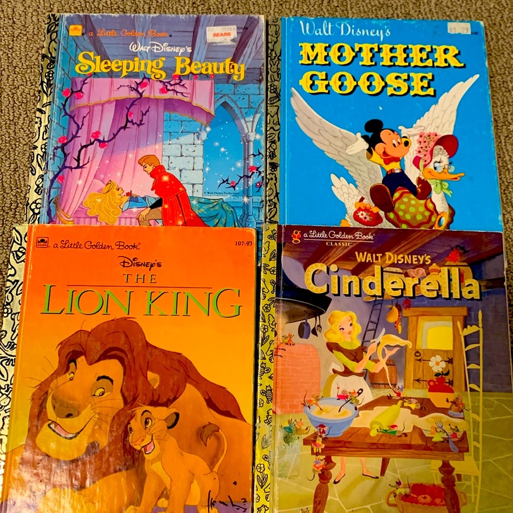 *SOLD* 🩵 Vintage Disney Little Golden Books Lot